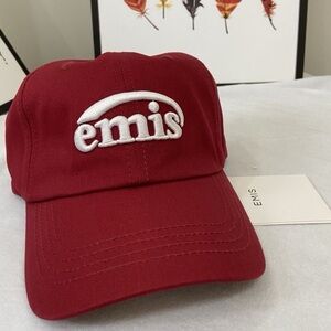 Korean Fashion/K-pop Brand Emis Red Cap/Hat